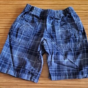 Blue Plaid Shorts